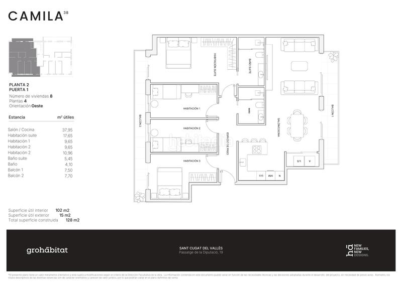 Foto 94bc6496-9ad9-414b-8f13-b799a21a9561. Piso 141m<sup>2</sup> en passatge de la diputació 19 en El Coll Sant Cugat del Vallès