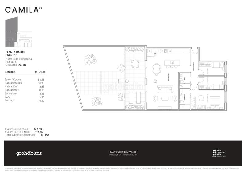 Foto c9fde6f7-be71-4ffb-9341-9d3338cf4208. Piso 123m<sup>2</sup> en passatge de la diputació 19 en El Coll Sant Cugat del Vallès
