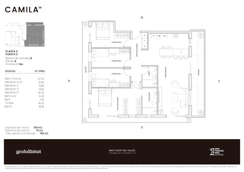 Foto a8732522-6dfa-4485-ad49-8add0fa79c85. Appartement 126m<sup>2</sup> dans passatge de la diputació 19 dans El Coll Sant Cugat del Vallès