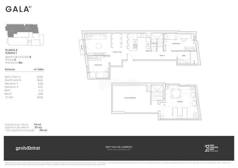 Foto 795a8ef2-5151-4fee-bf98-73280405d3d0. Rez-de-chaussée 84m<sup>2</sup> dans carrer de laureà miró 73 dans Centre-Can Nadal Sant Feliu de Llobregat