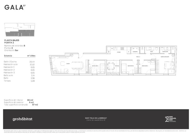 Foto 185ca71f-4b37-46cb-80ed-175a76d287f7. Appartamento 83m<sup>2</sup> in carrer de laureà miró 73 in Centre-Can Nadal Sant Feliu de Llobregat