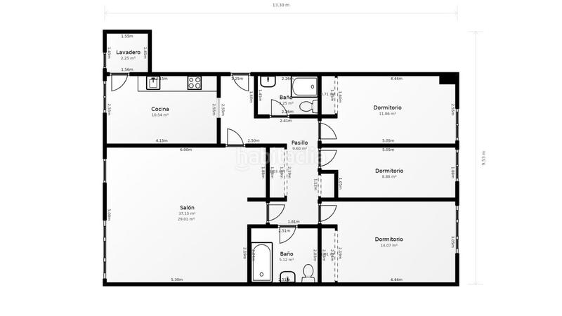 Foto dc8d4dbb-06ac-4368-b216-6337a438d211. Pis amb calefacció aparcament a Los Rosales Madrid