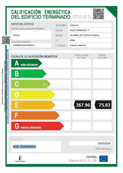 Foto 96353436-ba57-4b3d-8b55-4483bc888743. Casa amb calefacció aparcament piscina a Villamiel de Toledo