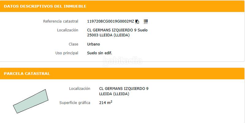 Foto 816325cf-7816-486a-9525-a4c01450daba. Residential plot in carrer germans izquierdo 9 in Lleida