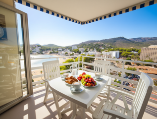 Apartament a Peguera. Apartamento frente al mar con vistas espectaculares en paguera 1