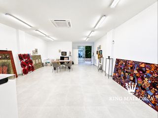 Miete Büro in Camp D´en Serralta. Local comercial open space, 1 baño, patio privado en camp den se