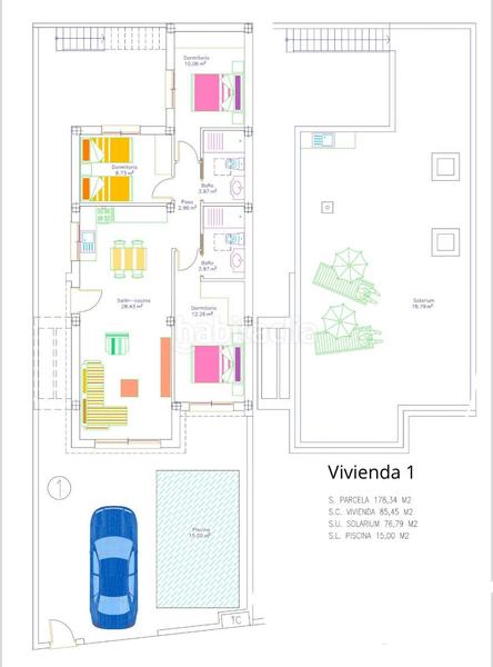 Foto 939cbc69-6e38-46fd-a23a-850d0a9bd34c. Chalet con riscaldamento parcheggio piscina in San Javier San Javier