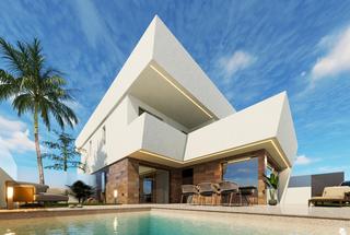 Chalet à Lo Pagán. Villas de nueva construcción en san pedro del pinatar con piscin
