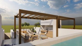 Casa en Los Peñascos-El Salero-Los Imbernones. Bungalows de obra nueva en san pedro del pinatar