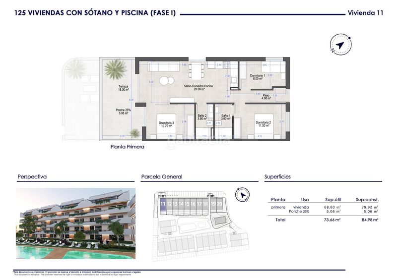 Foto 7f53f3af-2a6a-4b4f-bcca-2514809e1dc0. Apartament amb aparcament piscina a Santiago de La Ribera San Javier
