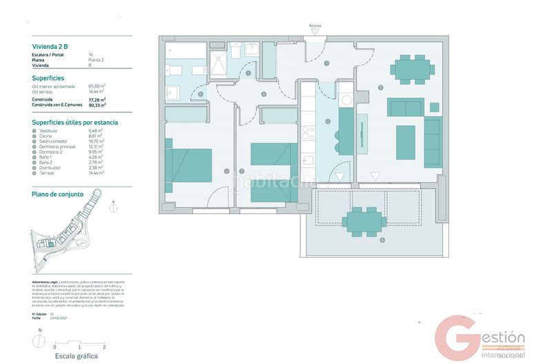 Foto 4398114d-fca0-4991-a555-cc52ed5ad8f4. Apartament amb calefacció aparcament piscina a Velilla - Velilla Taramay Almuñécar