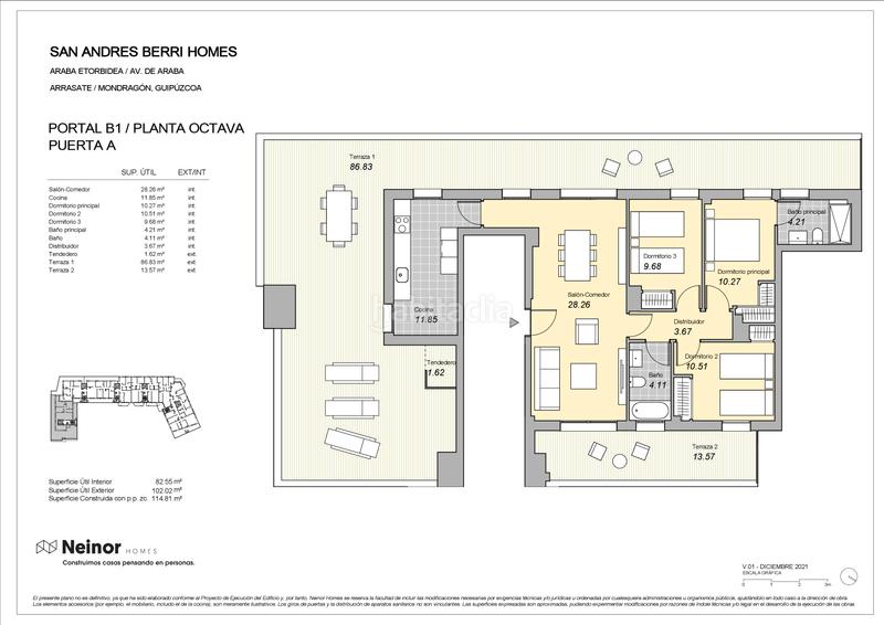 Foto c2c499a3-4b56-416f-8f37-0853cf7ebb6b. Pis a avenida araba a Arrasate o Mondragón