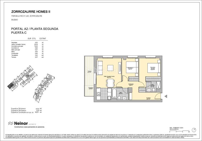 Foto d9f88319-0d78-4928-93f4-e1ed069b9461. Appartamento 93m<sup>2</sup> in paraje sur isla de zorrozaurre 0 in Bilbao