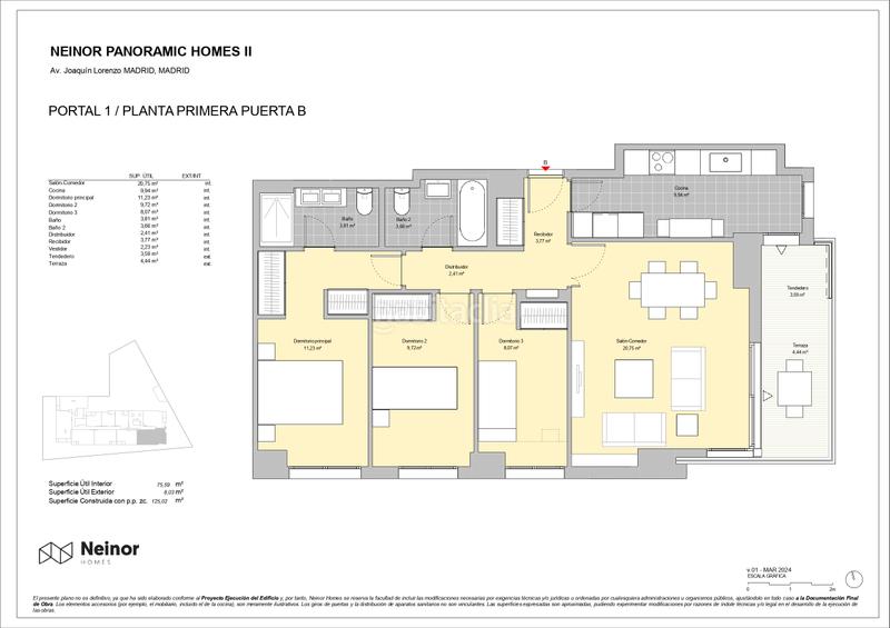 Foto 9831250e-b2cd-4145-b736-1b54efd5d0b1. Appartamento 125m<sup>2</sup> in calle doctor juan josé lópez ibor 41 in Madrid