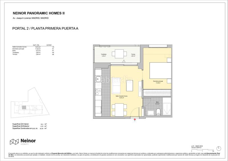 Foto 0f8dd60f-7b1e-4aa8-b61e-6017fad4bc12. Appartement 60m<sup>2</sup> dans calle doctor juan josé lópez ibor 41 dans Madrid