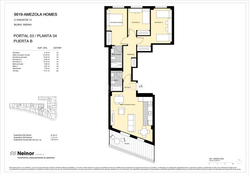 Foto fbfb6a75-c4a9-4a92-8612-43417ea1932b. Appartement 125m<sup>2</sup> dans calle eskurtze 12 dans Iralabarri Bilbao