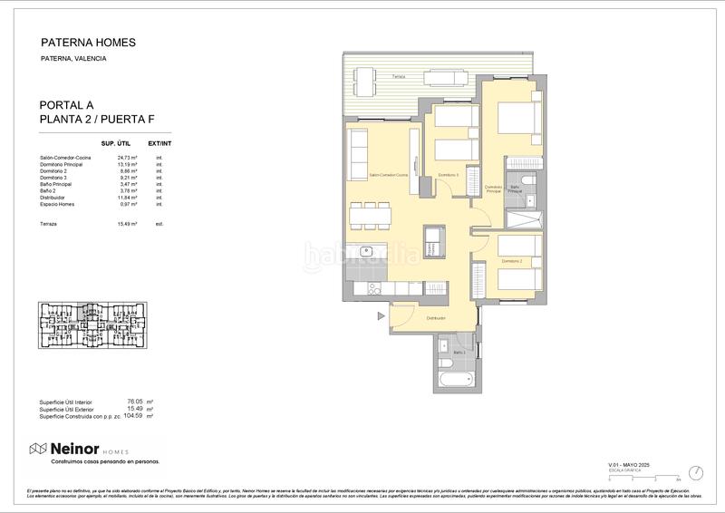Foto 25e31141-2f10-4e3f-bf95-899b44e3e765. Appartamento 104m<sup>2</sup> in calle carrasca 1 in Parc Central Paterna