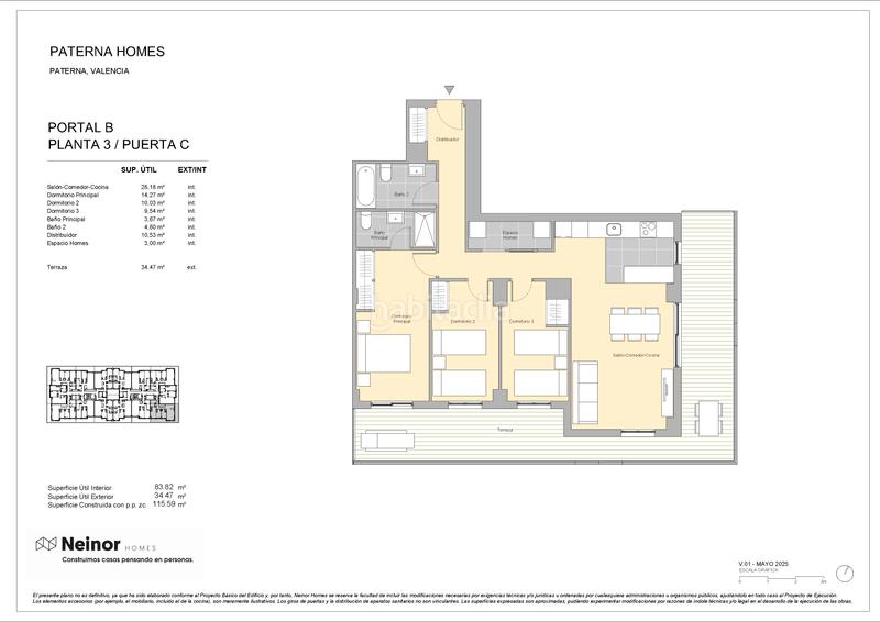 Foto a9874167-5599-499b-95c9-c3f9805bf63b. Appartement 115m<sup>2</sup> dans calle carrasca 1 dans Parc Central Paterna