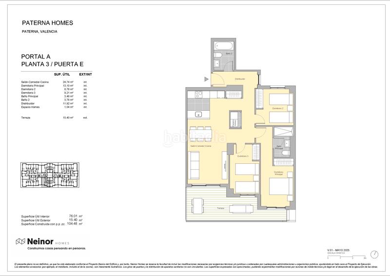Foto 457fd7b1-0ed0-4782-b25e-5e4a899425e8. Appartamento 104m<sup>2</sup> in calle carrasca 1 in Parc Central Paterna
