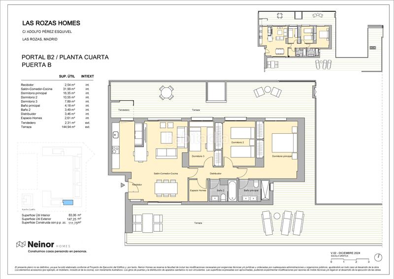 Foto c216adc6-db20-4901-b8c3-e8d2d457eafd. Appartamento 111m<sup>2</sup> in calle adolfo pérez esquivel 0 in Parque Empresarial Rozas de Madrid (Las)