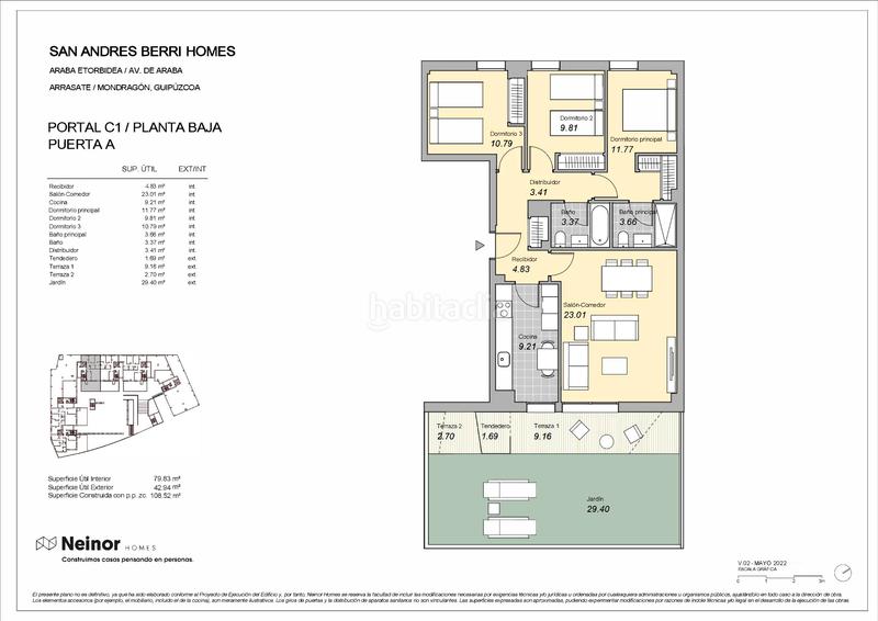 Foto fdb2e838-a751-4f99-963a-1bcf67c8a7bb. Appartamento 108m<sup>2</sup> in avenida araba 0 in Arrasate o Mondragón