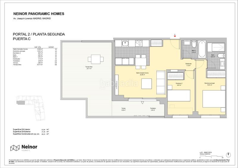 Foto 123b1c4f-23d6-47c4-a898-bfca807a4813. Appartement 89m<sup>2</sup> dans calle joaquín lorenzo 0 dans Peñagrande Madrid