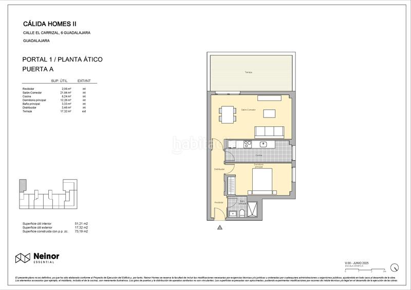 Foto d1b9c57d-79d6-49ec-b1a7-63b7408480c4. Piso 73m<sup>2</sup> en calle el carrizal 6 en Las Cañas Guadalajara