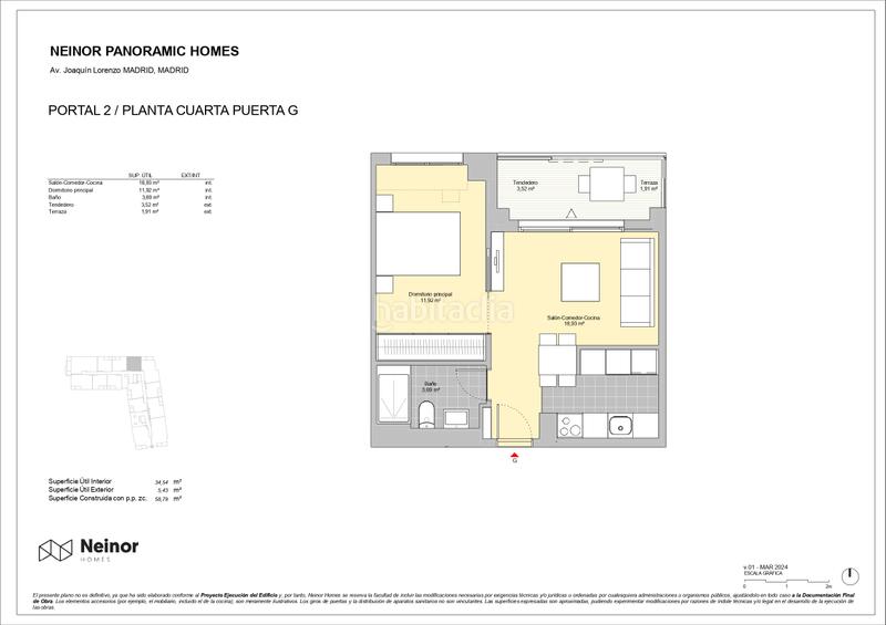 Foto 0c7b72c8-7db1-4618-89b3-7cad3018c2f2. Pis 58m<sup>2</sup> a calle joaquín lorenzo 0 a Peñagrande Madrid
