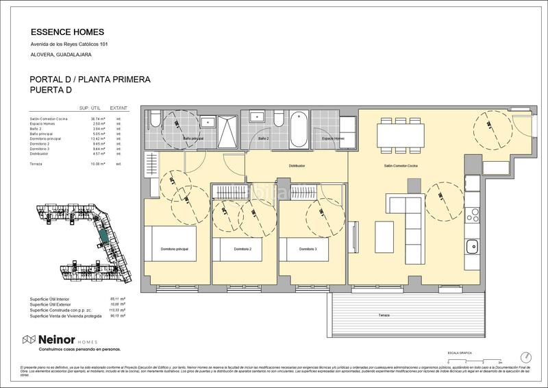 Foto a44b3ff3-e428-45a6-ac11-113d0bc53c5c. Piso 113m<sup>2</sup> en avenida camino las fuentes 0 en Alovera