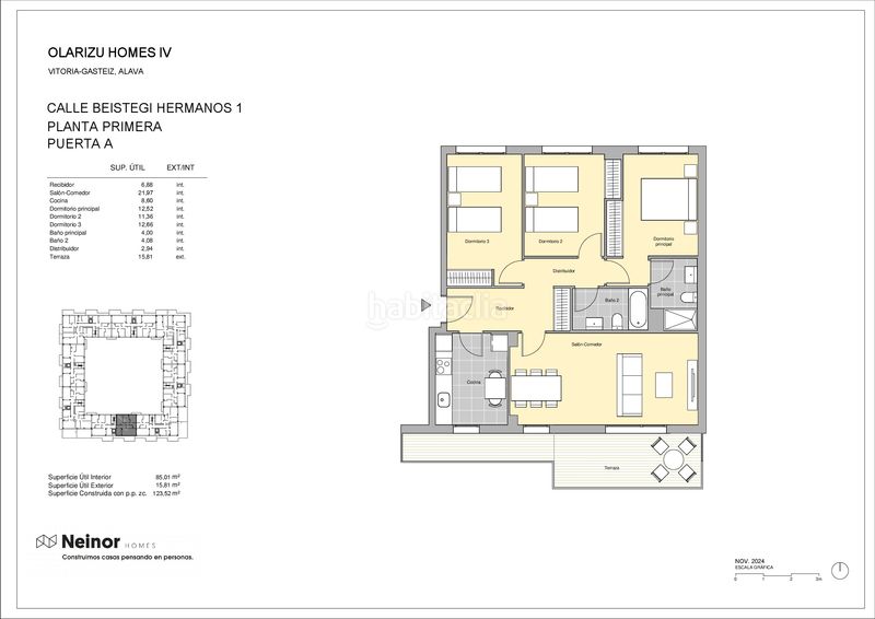 Foto 63d6599d-d3e2-4e14-8fd3-b729b37591d7. Piso 123m<sup>2</sup> en avenida de olarizu 0 en Adurtza Vitoria - Gasteiz