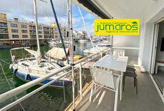 Planta baixa  N/a. Piso con terraza con vistas al canal en empuriabrava con aparcam