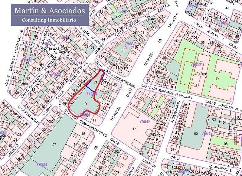 Foto 0839ecd5-81b0-424b-9b37-6d28dc23309d. Terreno residencial en castillo cumbres mayores 2 en Alcalá de Guadaira