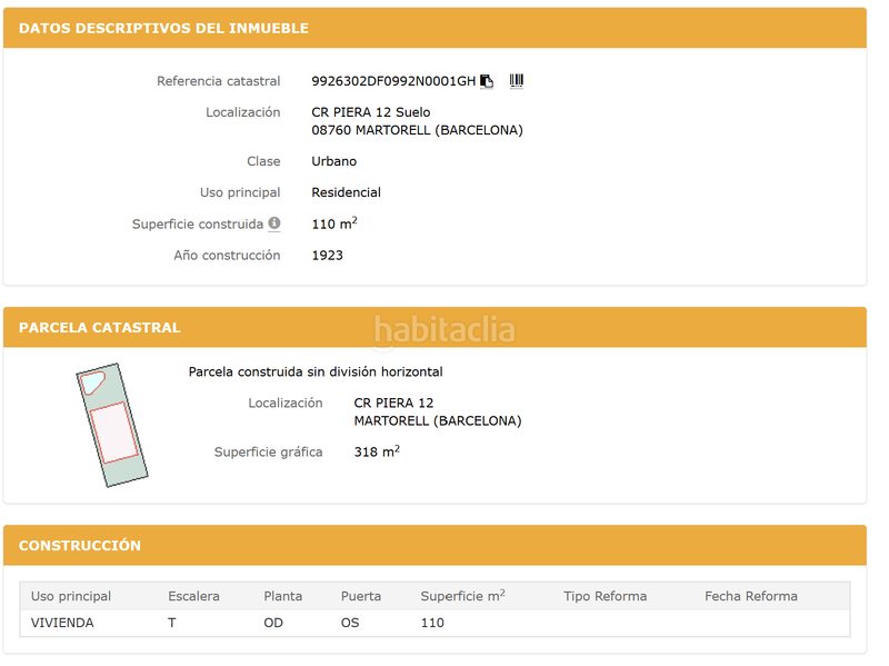 Foto 0190674d-d1e1-47a6-ae29-cdc5c6b6ae59. Terrain résidentiel dans Martorell