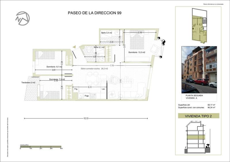 Foto a3587905-e9a8-42c2-9332-2a9a53f0d317. Piso venta de obra nueva en tetuán en Berruguete Madrid