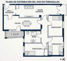 Appartamento in Terradillos. Venta de piso, terradillos, el encinar, salamanca.