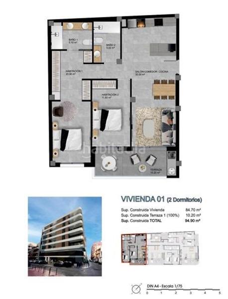 Foto 05d286d7-efd4-4835-b957-3a940c1cffd6. Appartement dans Centro Santa Pola