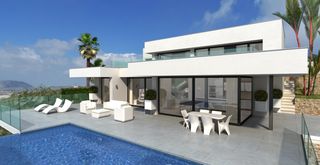Xalet a Cumbre del Sol. Exclusiva villa de lujo del mediterráneo como horizonte permanen