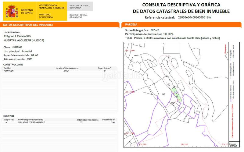 Foto 59f58d0d-57ca-4b9f-9e94-b2a270238465. Finca rústica solar alquezar, huesca en Alquézar