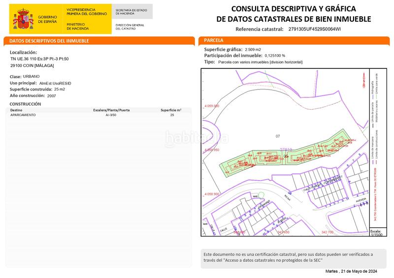 Foto f66c540c-2964-4467-b1f6-f32741e26ddb. Aparcament cotxe a calle clara campoamor 7 a Coín
