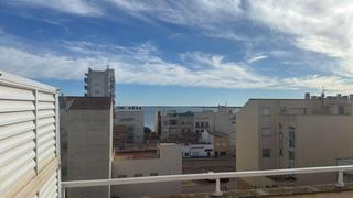 tic a Ampolla (L). tico duplex con vistas al mar. 2 terrazas, buhardilla y piscina