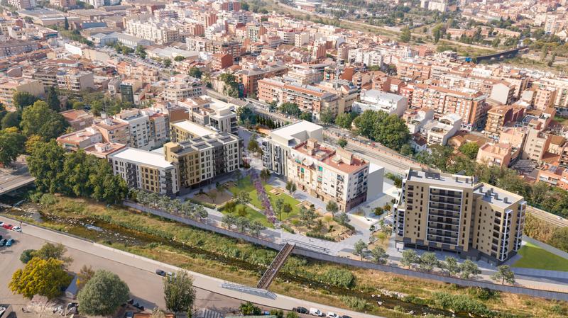 Foto fd3b7cf1-13d4-449e-a04d-d4681fcecc87. Promoción CERDANYOLA CENTRE N-II en Cerdanyola del Vallès. Edificio viviendas de obra nueva