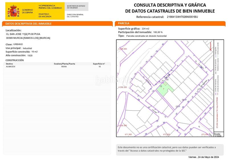 Foto 374fa0ab-7c6f-4980-9de0-5a401b9c9254. Terreno residenziale in Los Ramos Murcia