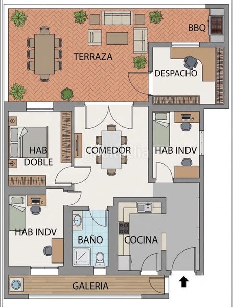 Foto a808f3dd-8d27-4982-8c8b-d8b10ff87e63. Appartement avec chauffage parking dans Diagonal-Colomeres Gavà