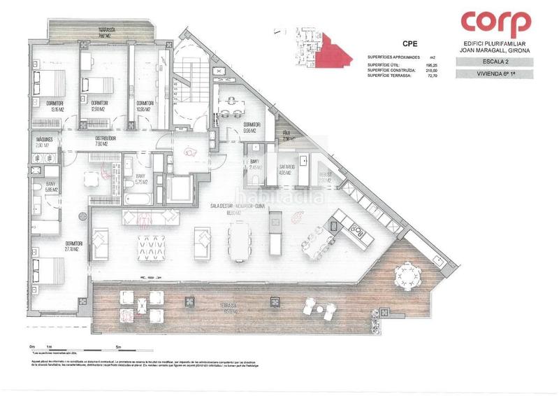 Foto 09fa97af-7a8e-4013-8146-e7c928af00d4. Àtic amb calefacció piscina a Eixample Nord Girona