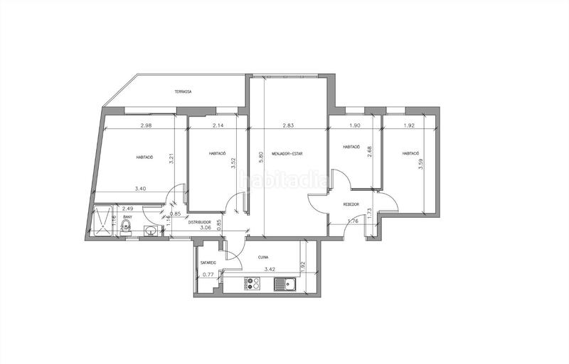 Foto 33166342-de32-482e-b772-b723f7b8a862. Flat with heating parking in Barri de les Corts Barcelona