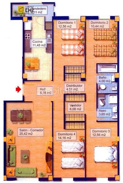 Foto 4184b479-c97c-4ce1-99ec-5a7ed91fee47. Location appartement avec chauffage parking dans Casco Antiguo Burgos