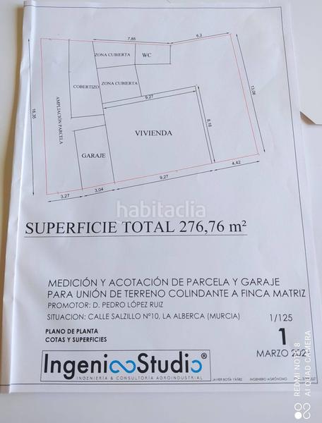 Foto 3ed56c2a-d70e-44d6-96f5-d8bcf2e62f60. Terrain résidentiel dans Alberca Murcia