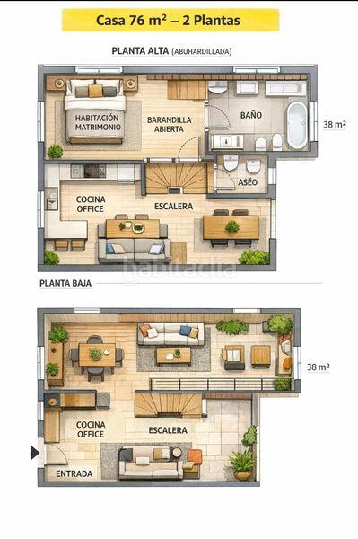 Foto 87de0129-b66b-4afc-b75d-ea2a2335b2fe. Casa adossada a El Cabanyal-El Canyamelar Valencia