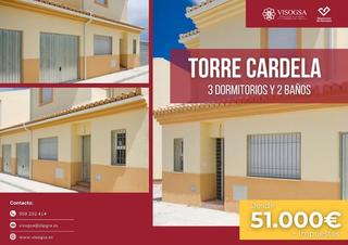 Casa adossada a Torre - Cardela. Casa adosada, muy luminosa, tu primera vivienda