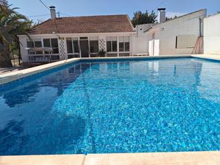 Chalet en Sax. Bonito campo con piscina  en sax
